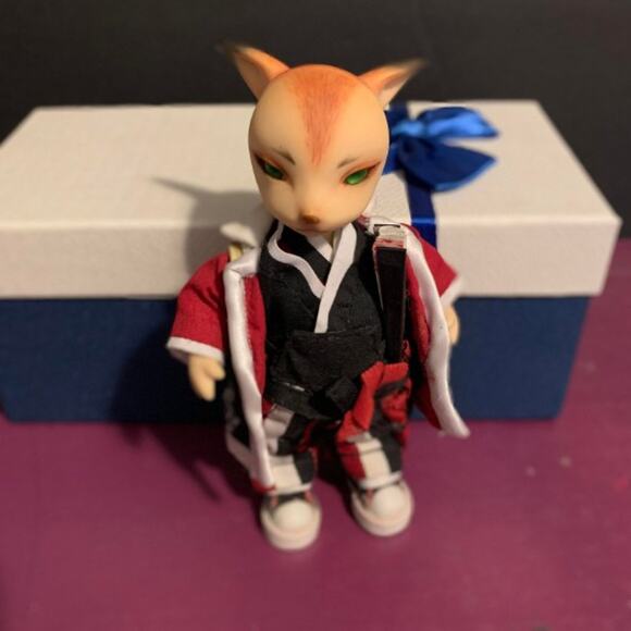 BJD Dollzone Pets Fox Figaro 16cm - Picture 2 of 5